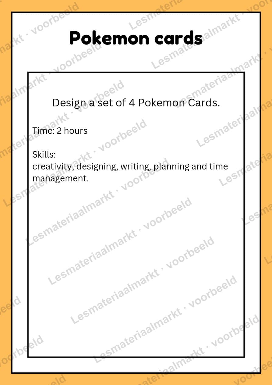 Preview 1 van Design your own Pokemon cards