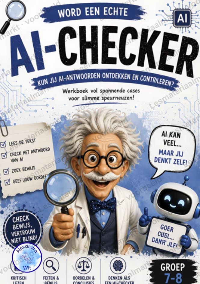 Preview 1 van Begrijpend Lezen - AI Checker (Groep 7-8)